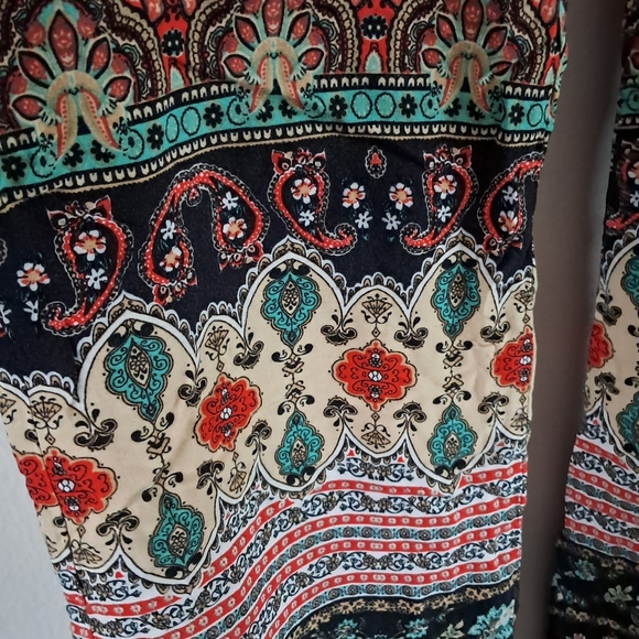 Bohemian Multicolor Women's Pants - Picture 4 of 7